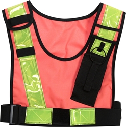 Hi-Viz Radio Safety Vest radio harness, chest harness, firefighter gear