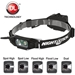 Nightstick Multi-Function Headlamp with Rear Safety LED - NST NSP4616B