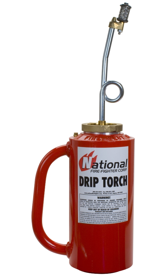 Red Drip Torch DOT Approved , OSHA Compliant