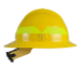Bullard Wildfire Helmet – full brim yellow wildland firefighting helmet, right side view