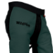 Clogger Wildfire Chainsaw Chaps USFS Approved NFPA 1977 - Green Right Side Close-Up View