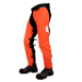 Clogger Wildfire Chainsaw Chaps USFS Approved NFPA 1977 - Orange Left Side View