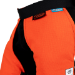 Clogger Wildfire Chainsaw Chaps USFS Approved NFPA 1977 - Orange Left Side Close-Up View