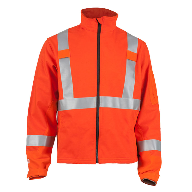 Fr Softshell Jacket DragonWear Shield FR Soft Shell Jacket Gen II Orange - True North