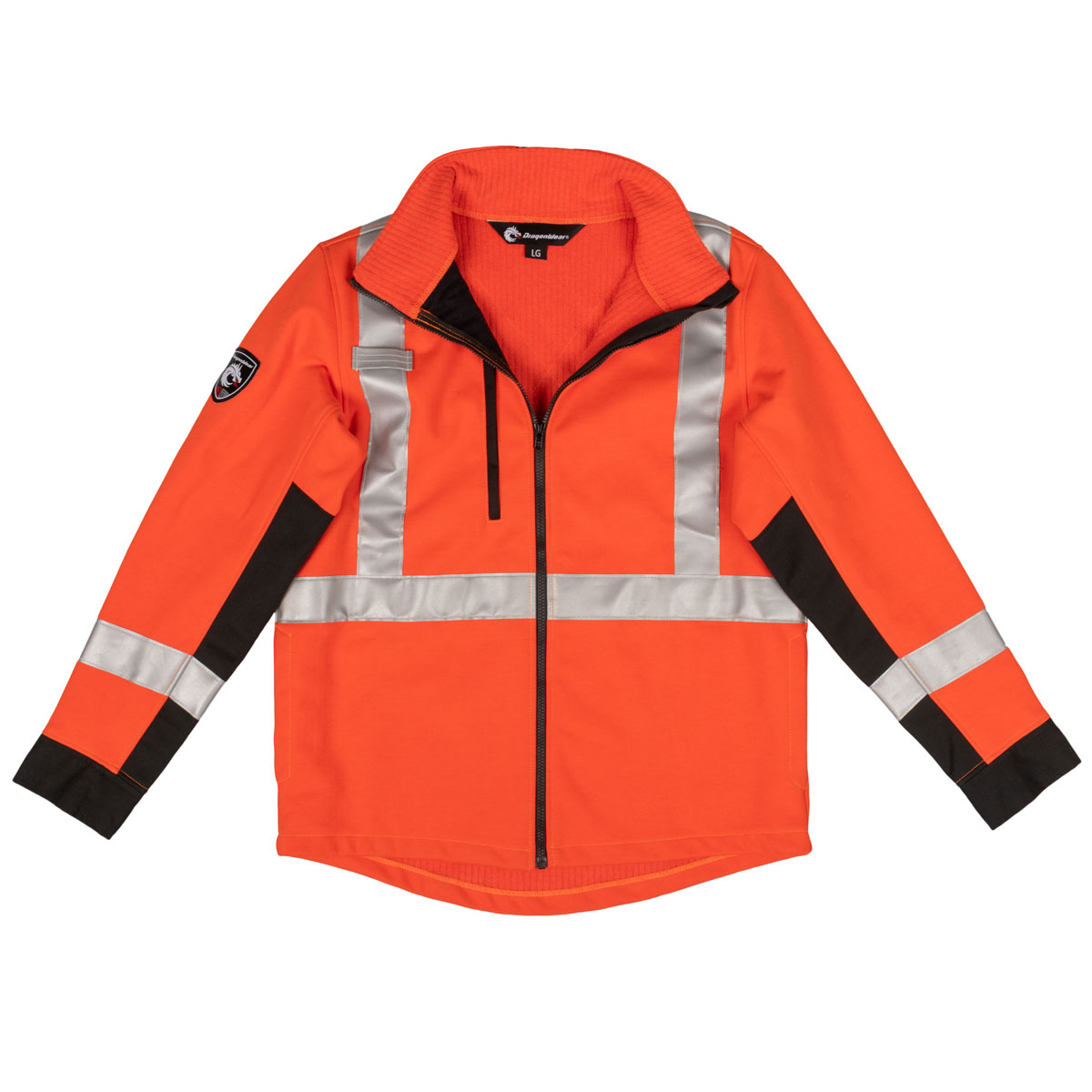 Fr Softshell Jacket DragonWear Shield FR Soft Shell Hi-Vis Jacket - Orange
