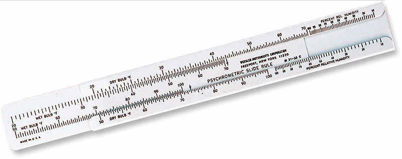 Fire Weather Kit Psychrometric Slide Rule