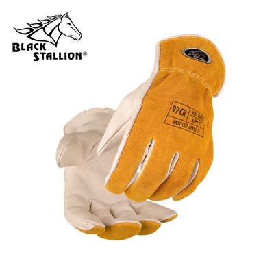 Grain/Split Cowhide Cut-Resistant Driver's Gloves