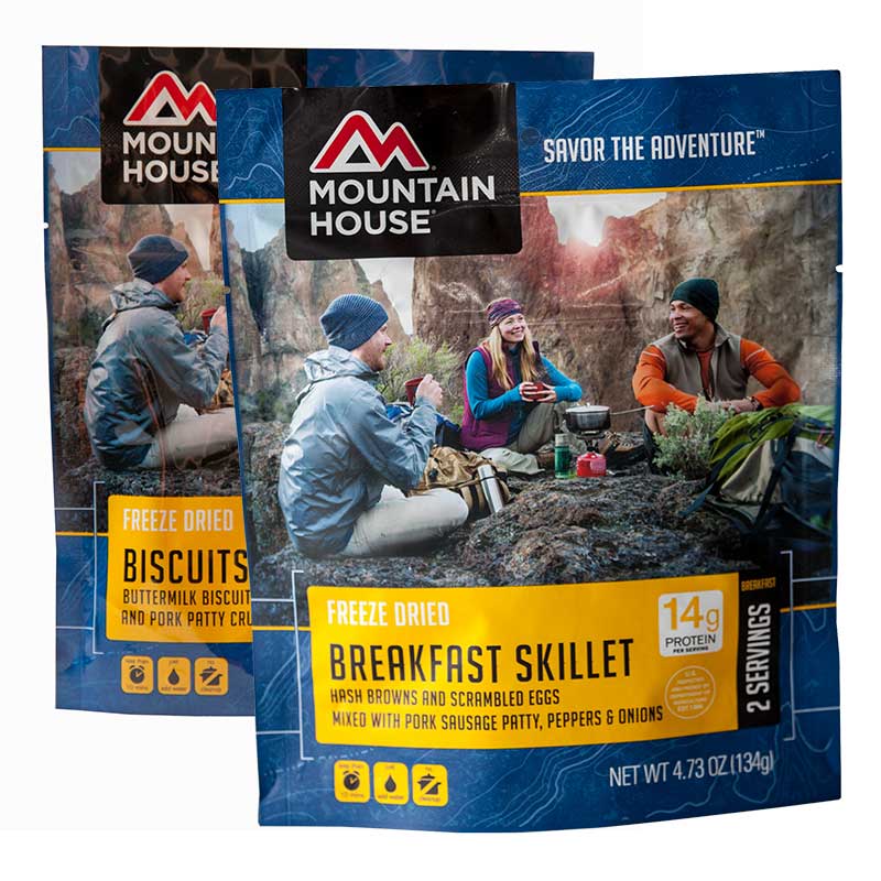 Mountain House Breakfast 2 Serving Pouches