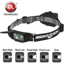 Nightstick Multi-Function Headlamp with Rear Safety LED 