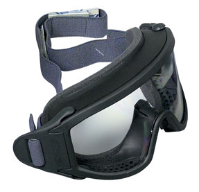 ESS Firefighter Rubber Goggles  Smokeless firefighter goggles, safety goggles, rubber goggles
