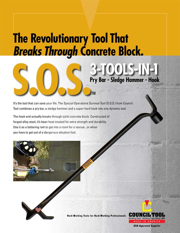 Firefighting Entry Tools SOS Forcible Entry Tool | Council Firefighter Tools