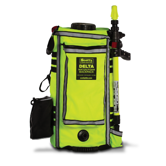 Scotty Delta Hand Pump Backpack - Front View
