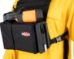 True North Gear Dozer Chest Radio Harness on Wildland Firefighter - Close-up Angled View Shown with BKR Radio With Clamshell