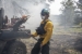 True North Gear Dozer Chest Radio Harness on Wildland Firefighter on a Prescribed Burn