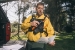 True North Gear Dual Radio Harness on Wildland Firefighter - Shown with BKR Radio With Clamshell