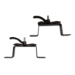 USFS Style Shovel-Pulaski Top Mount Bracket Set