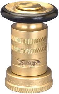 Brass Combination Nozzle Heavy Duty 1-1/2" NST