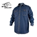 FR Cotton Work Shirt Long Sleeve ASTM 6413 Limited Wash - REV FS